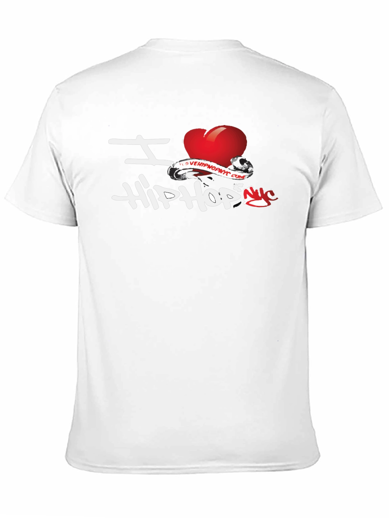 I Love Hip Hop Black Graphic T-Shirt