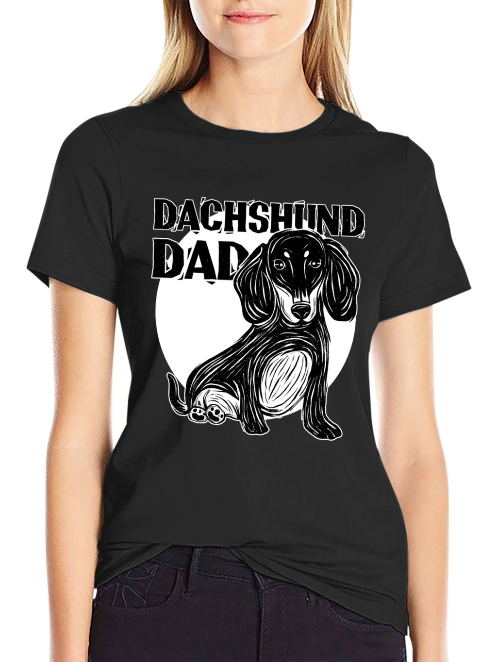 Dachshund Dad Graphic T-Shirt