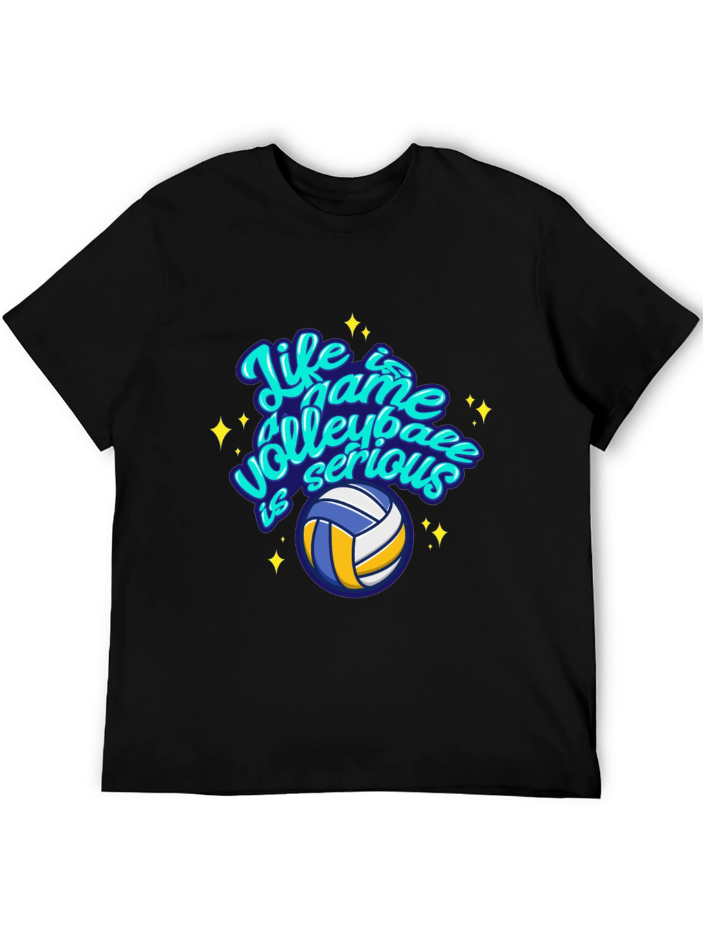 Volleyball Life Game Graphic Tee - Casual Comfort