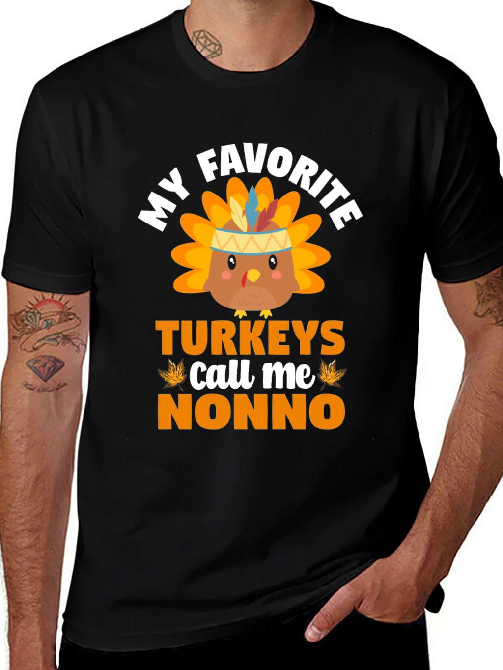 Thanksgiving Turkey Nonno T-Shirt