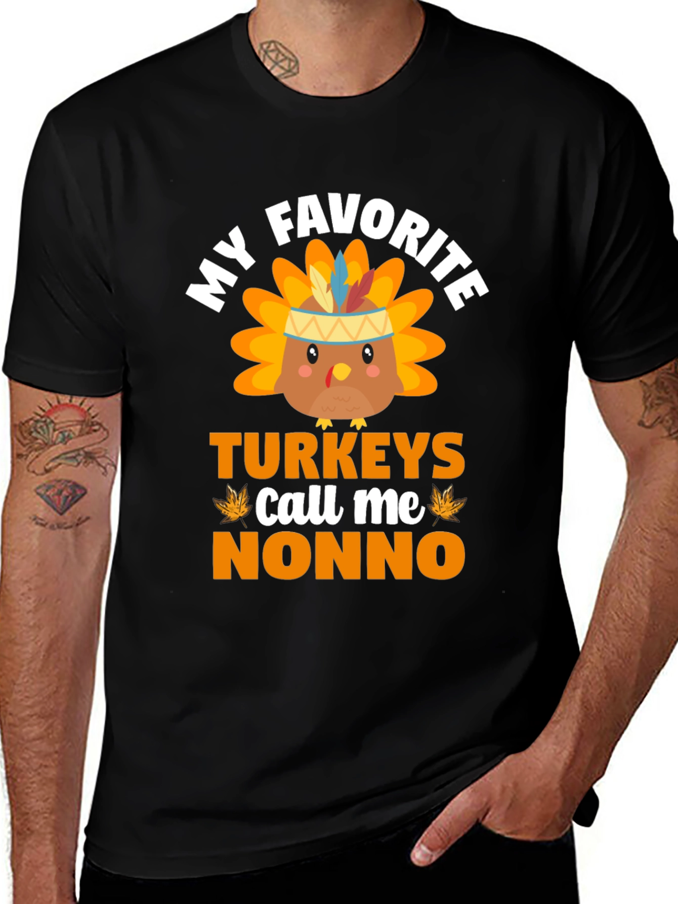 Thanksgiving Turkey Nonno T-Shirt