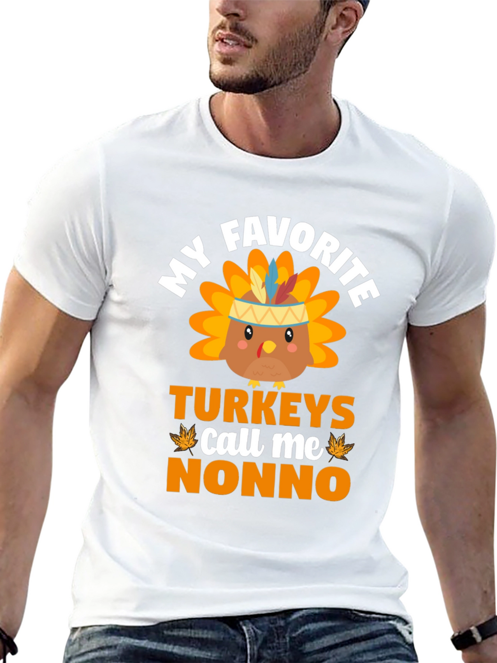 Thanksgiving Turkey Nonno T-Shirt