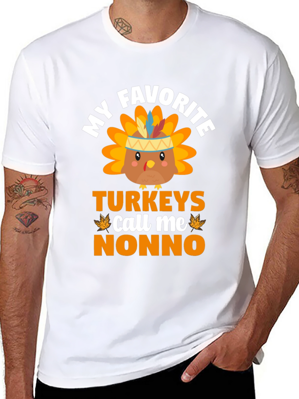 Thanksgiving Turkey Nonno T-Shirt