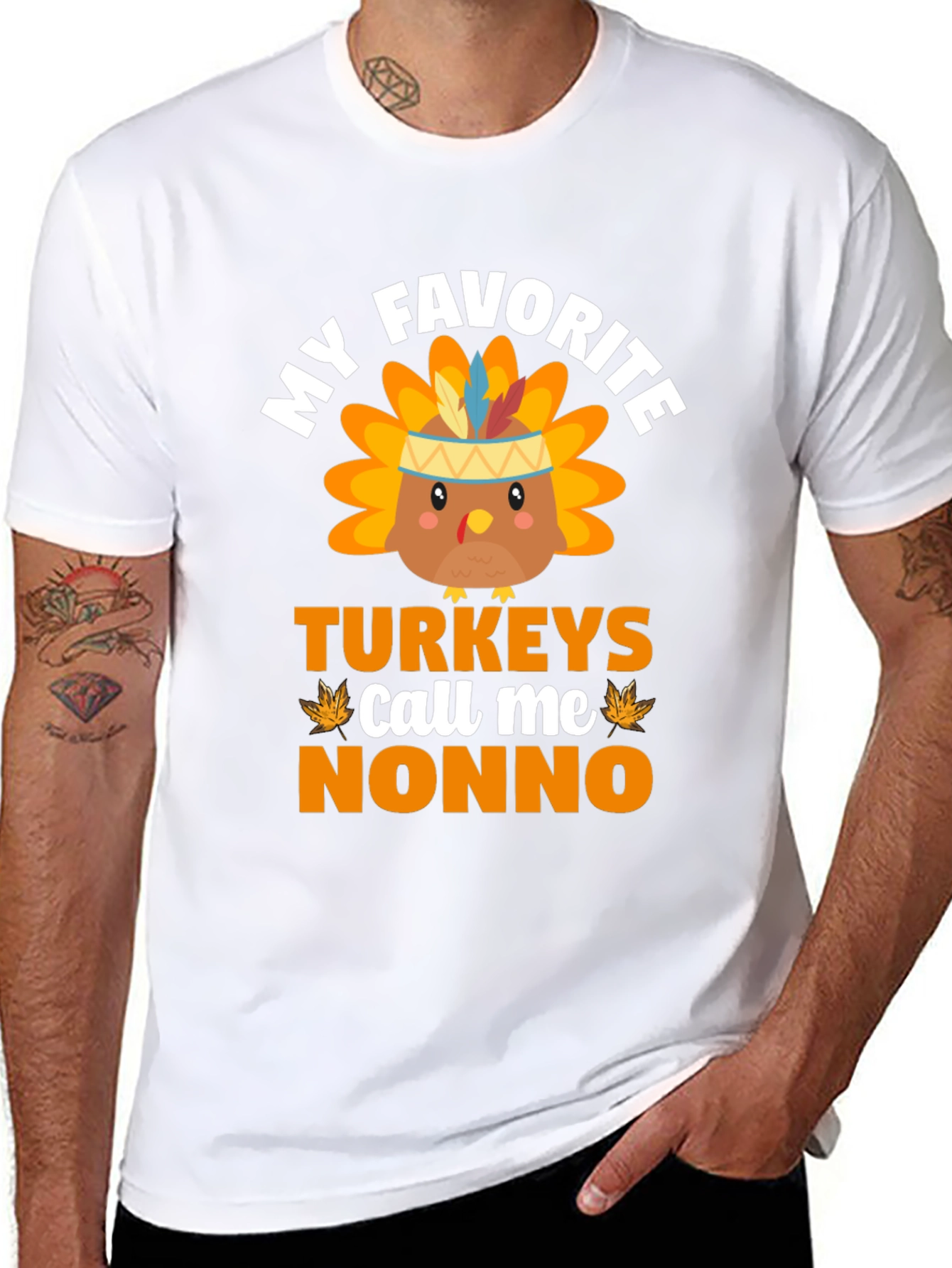 Thanksgiving Turkey Nonno T-Shirt
