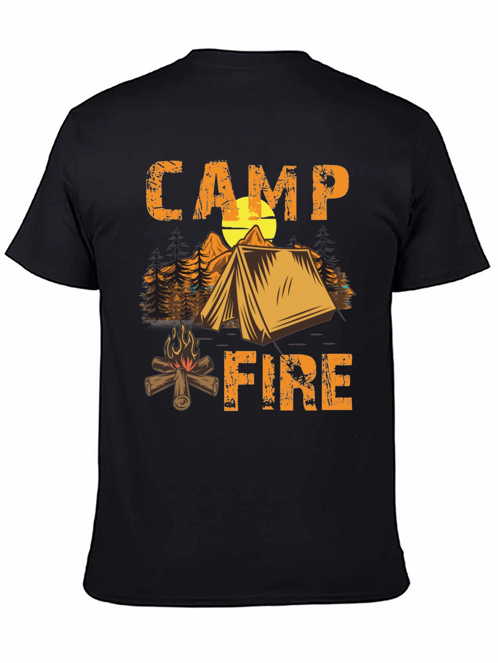 Camping Campfire T-Shirt - Nature Adventure Tee