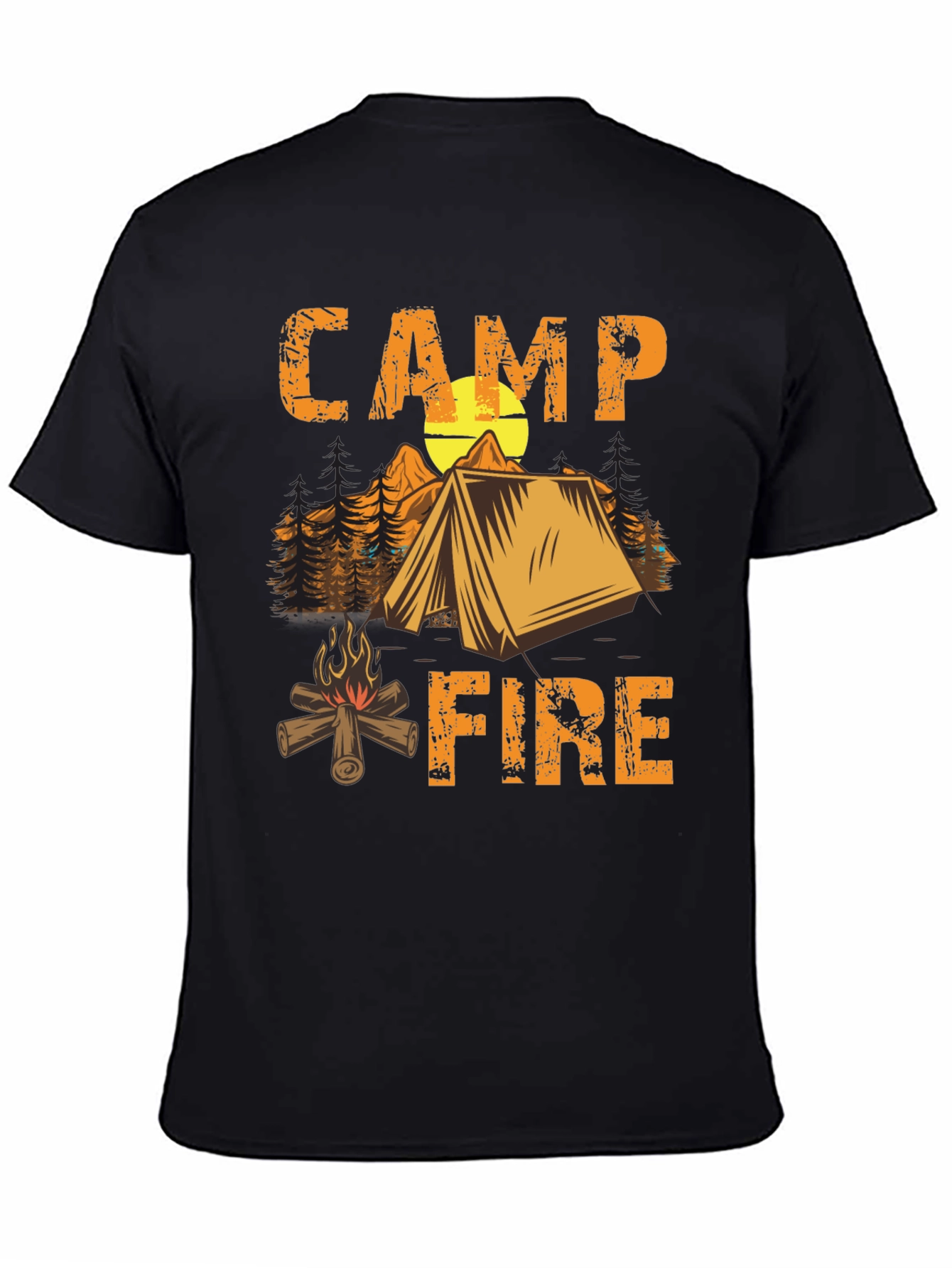 Camping Campfire T-Shirt - Nature Adventure Tee