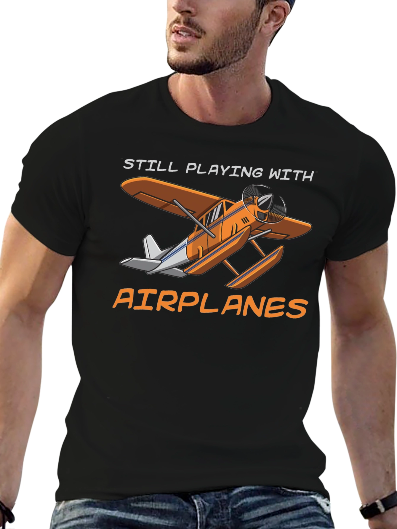 Still Playing With Airplanes T-Shirt