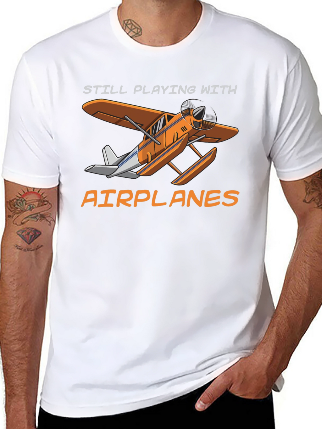 Still Playing With Airplanes T-Shirt