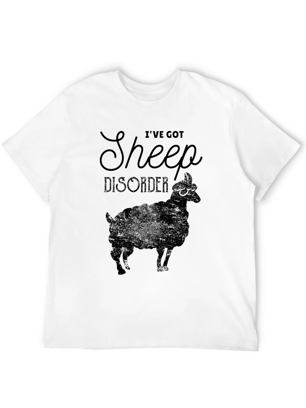 Ive Got Sheep Disorder Black T-Shirt