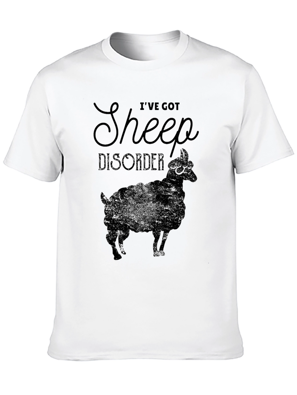 Ive Got Sheep Disorder Black T-Shirt