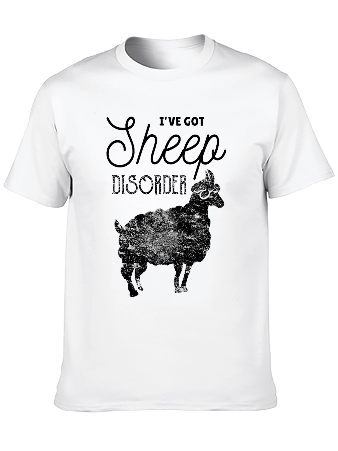 Ive Got Sheep Disorder Black T-Shirt