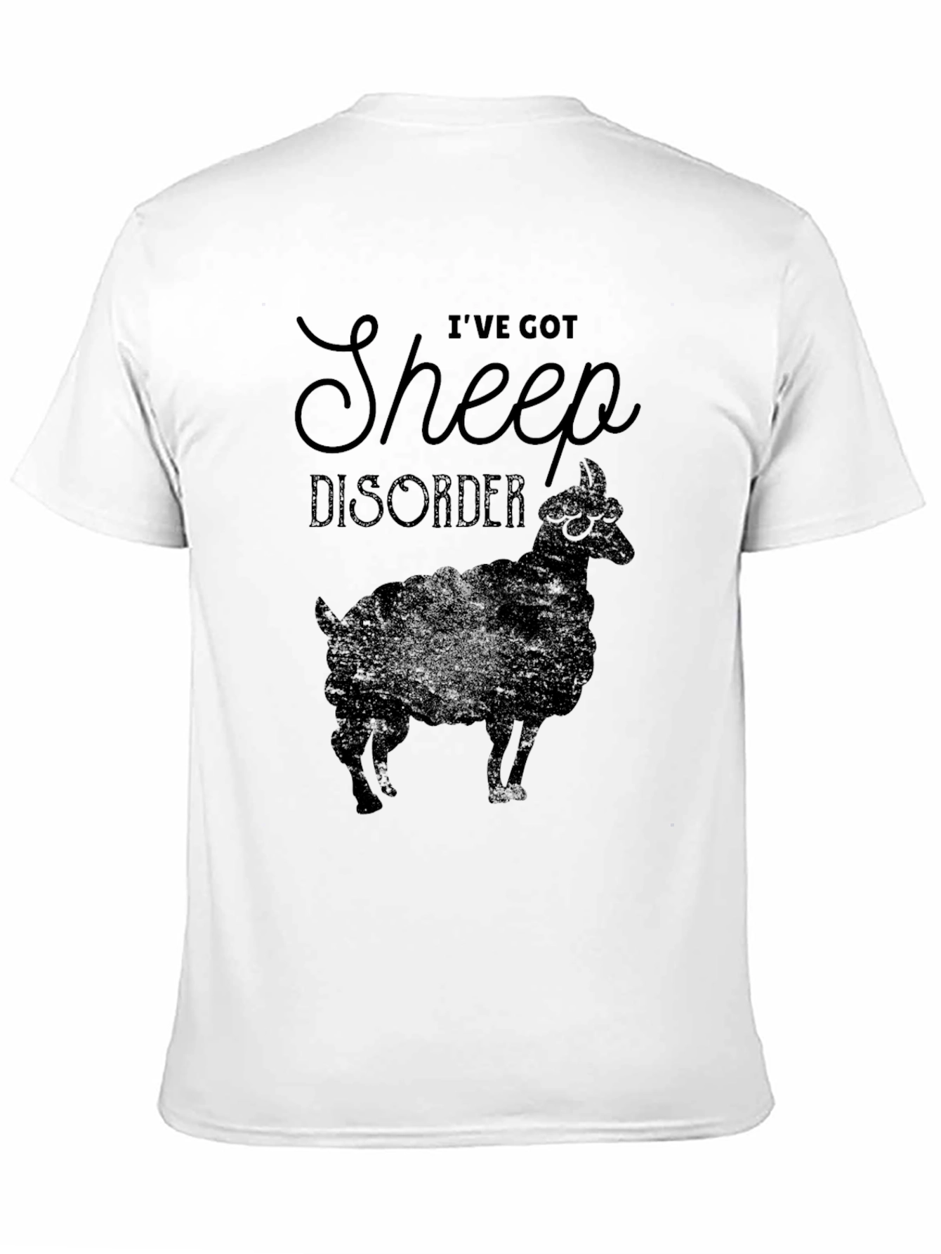 Ive Got Sheep Disorder Black T-Shirt