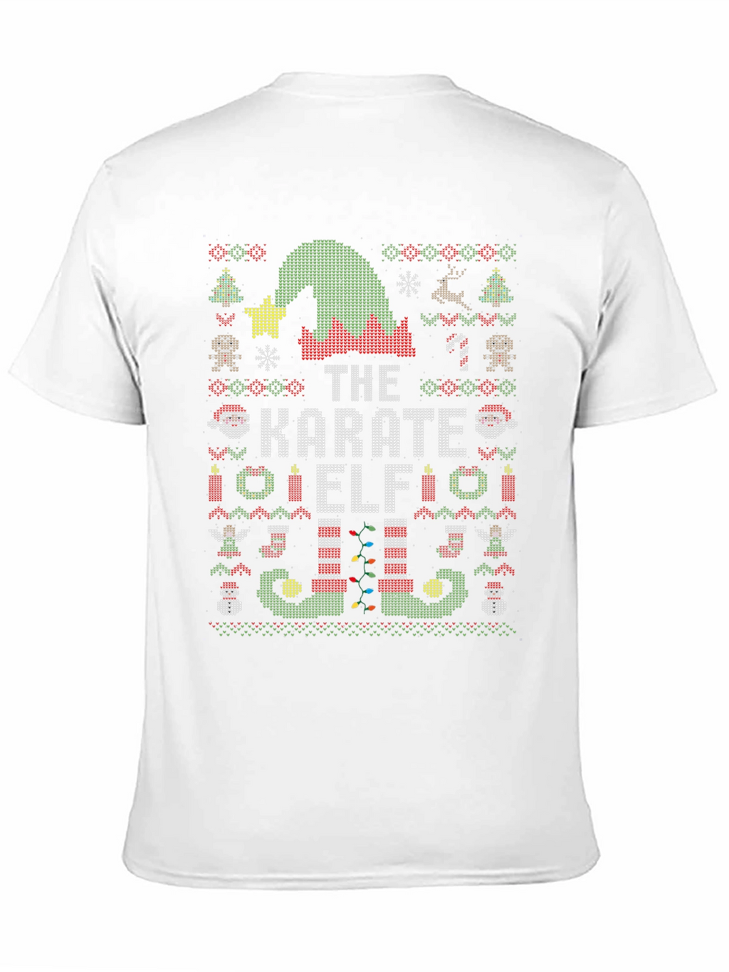 The Karate Elf Christmas Ugly Sweater T-Shirt