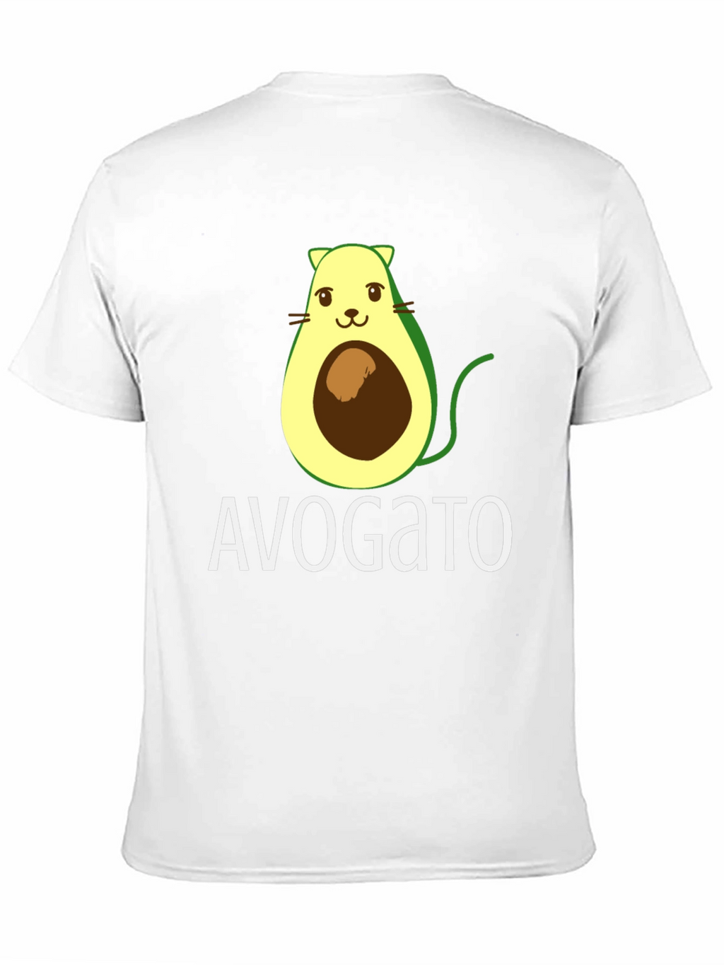 Avogato T-Shirt - Avocado Cat Graphic Tee