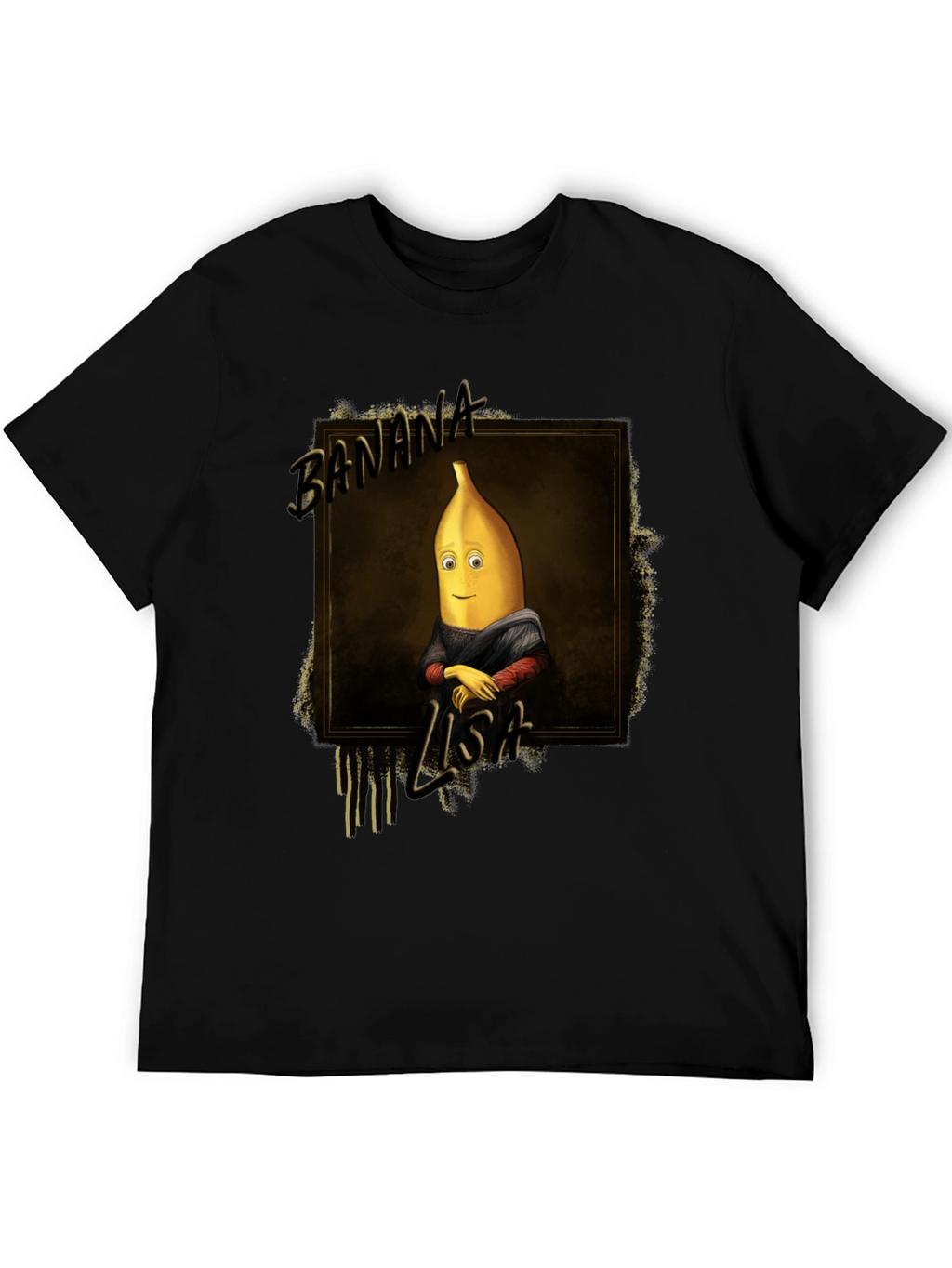 Banana Lisa Graphic Tee - Unique & Humorous
