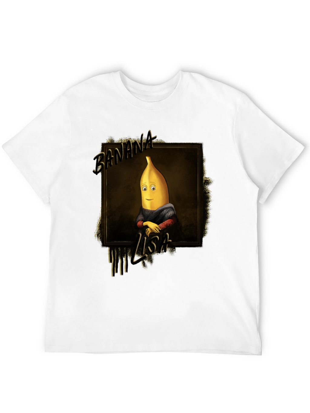 Banana Lisa Graphic Tee - Unique & Humorous