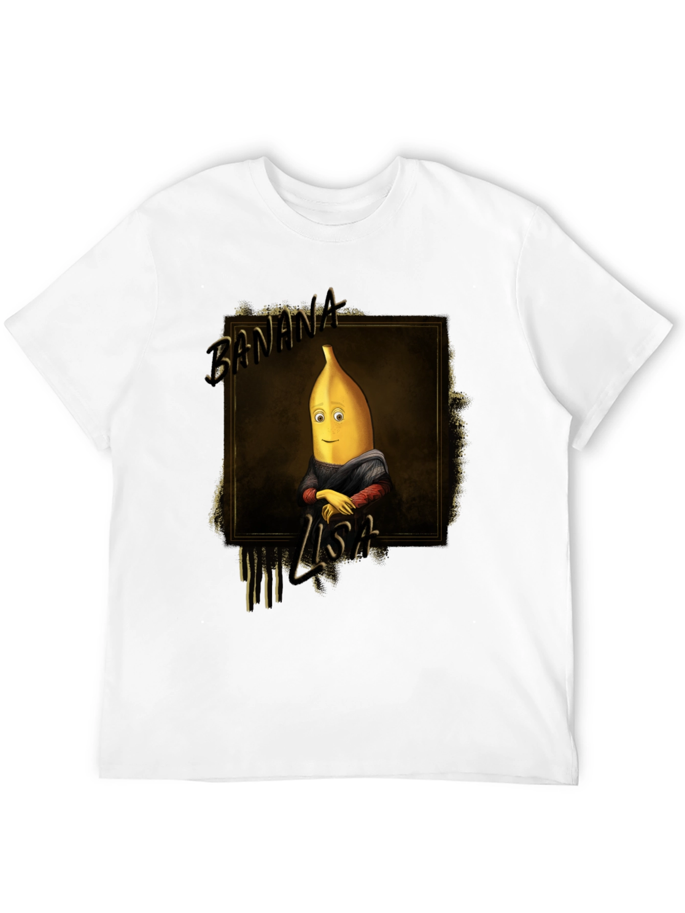 Banana Lisa Graphic Tee - Unique & Humorous