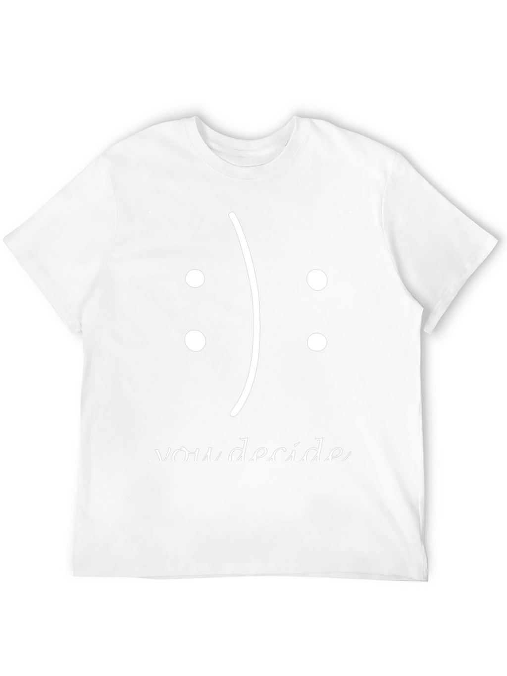 You Decide Graphic T-Shirt - Black Crew Neck