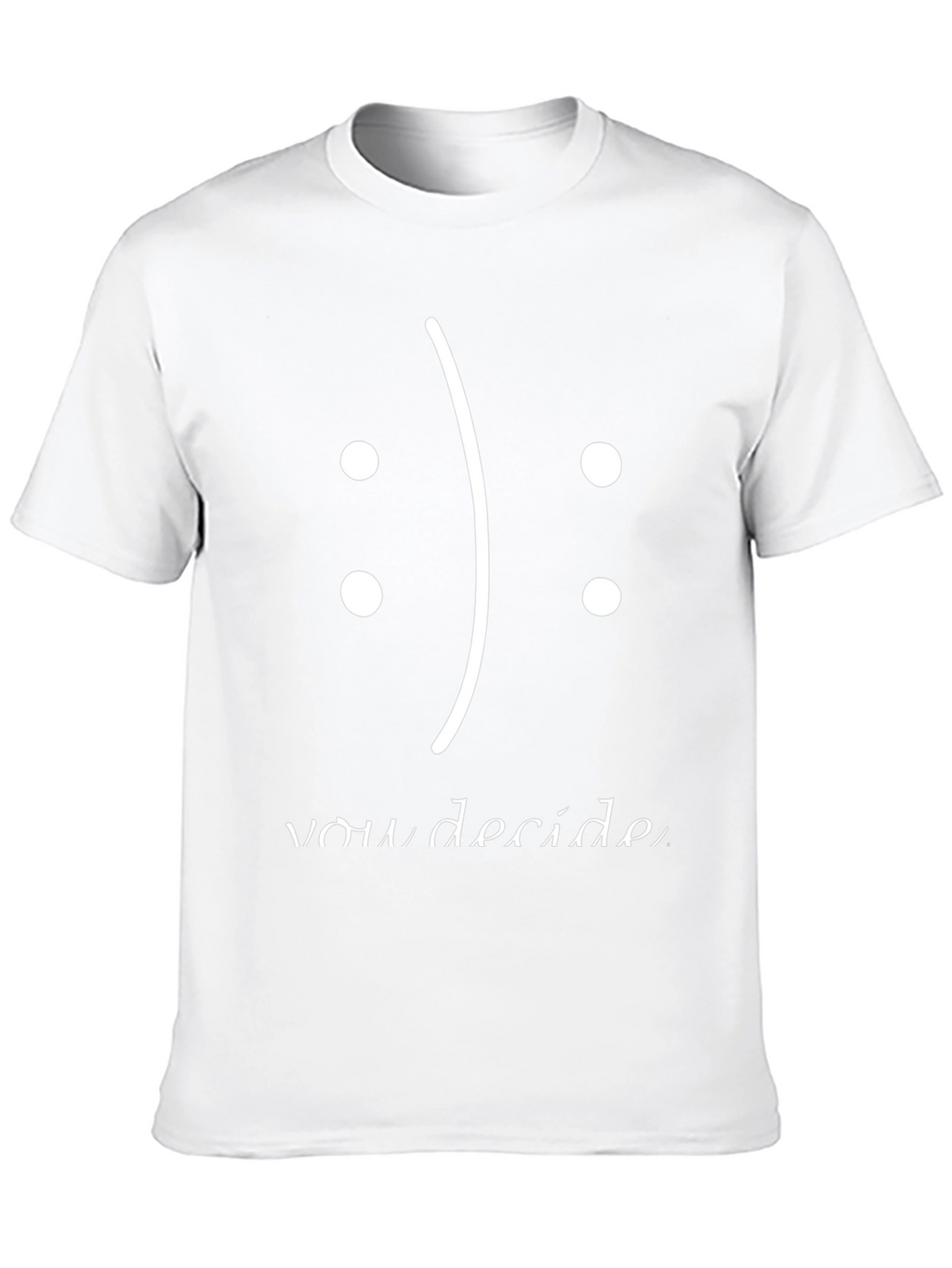 You Decide Graphic T-Shirt - Black Crew Neck