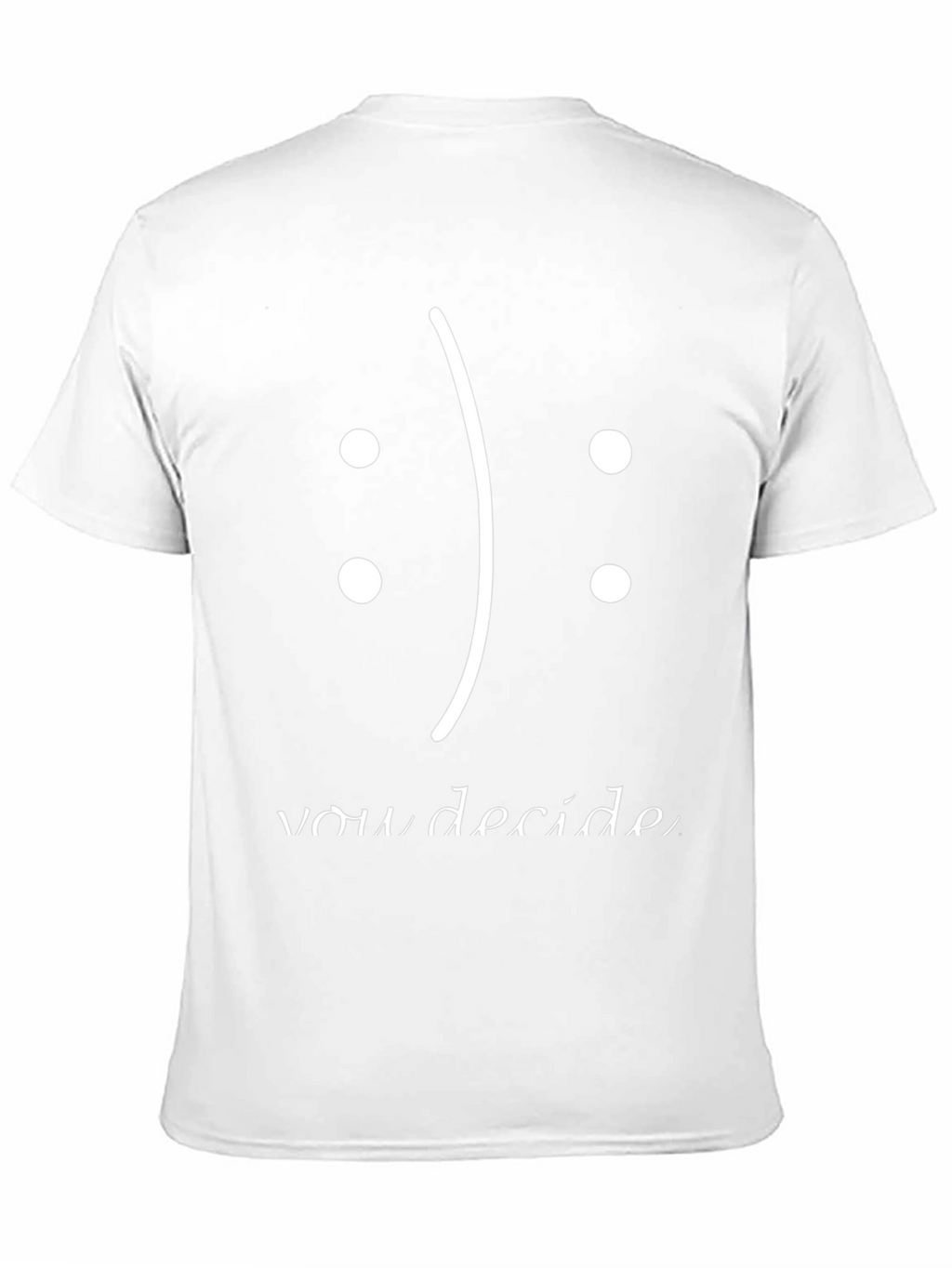 You Decide Graphic T-Shirt - Black Crew Neck