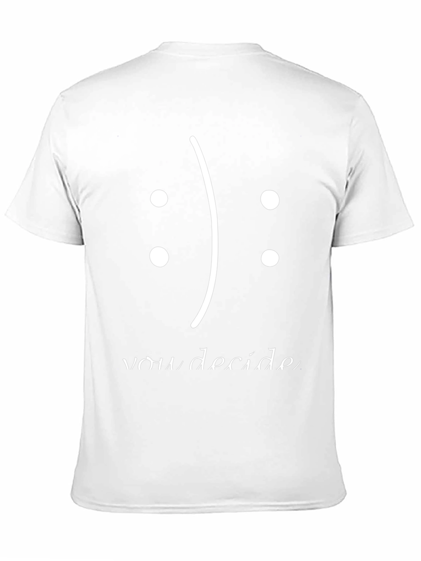 You Decide Graphic T-Shirt - Black Crew Neck