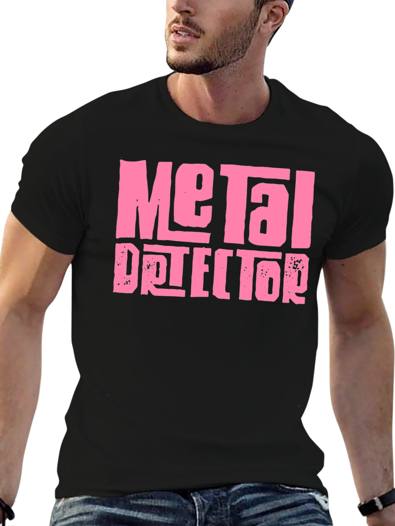 Metal Detector Graphic T-Shirt - Cool Hobby Tee