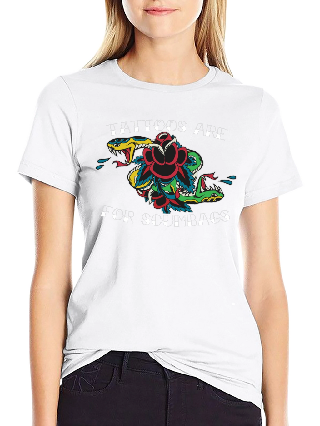 Tattoos Are for Scumbags Graphic Tee