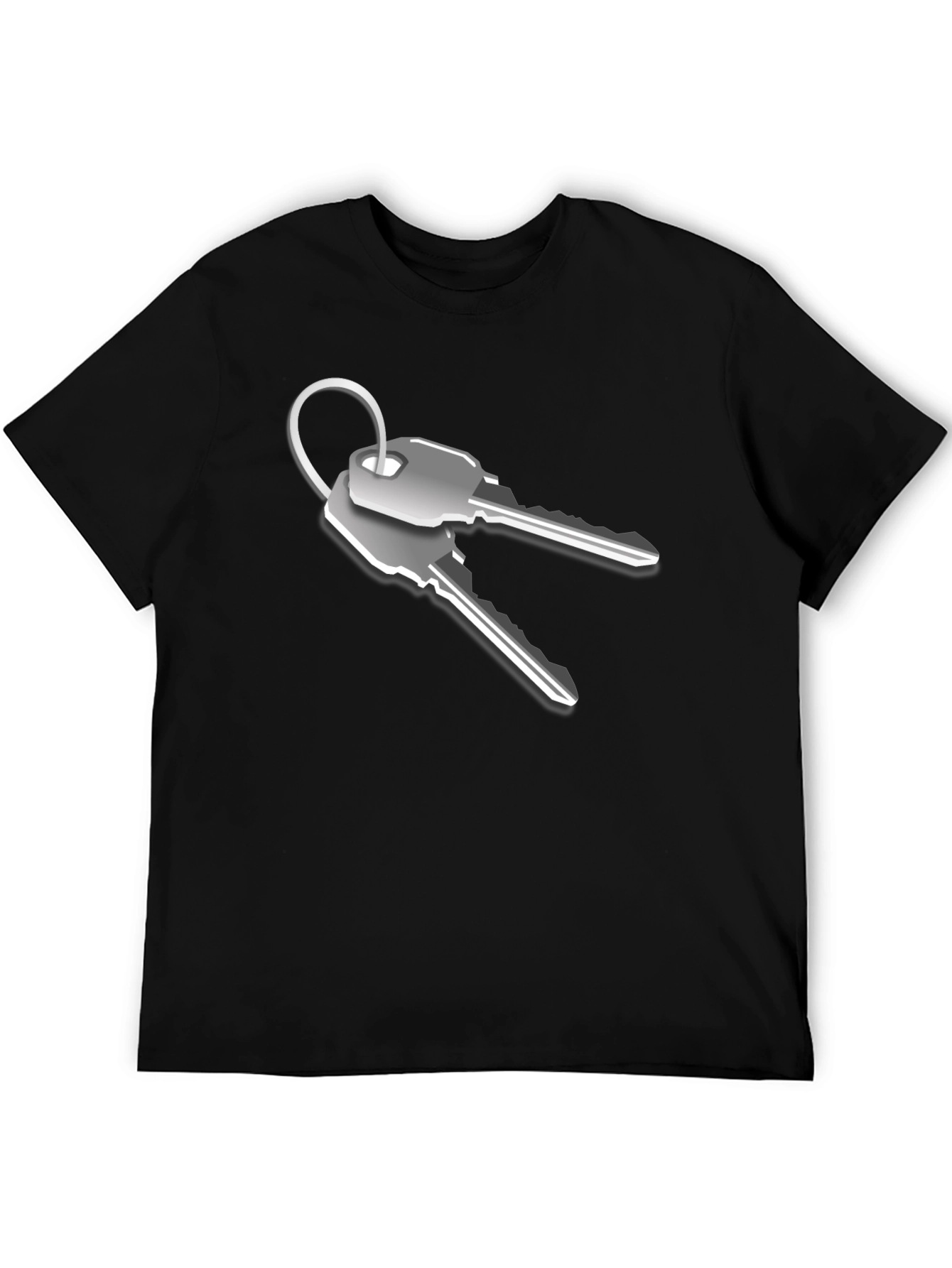 Modern Keys Graphic T-Shirt - Black