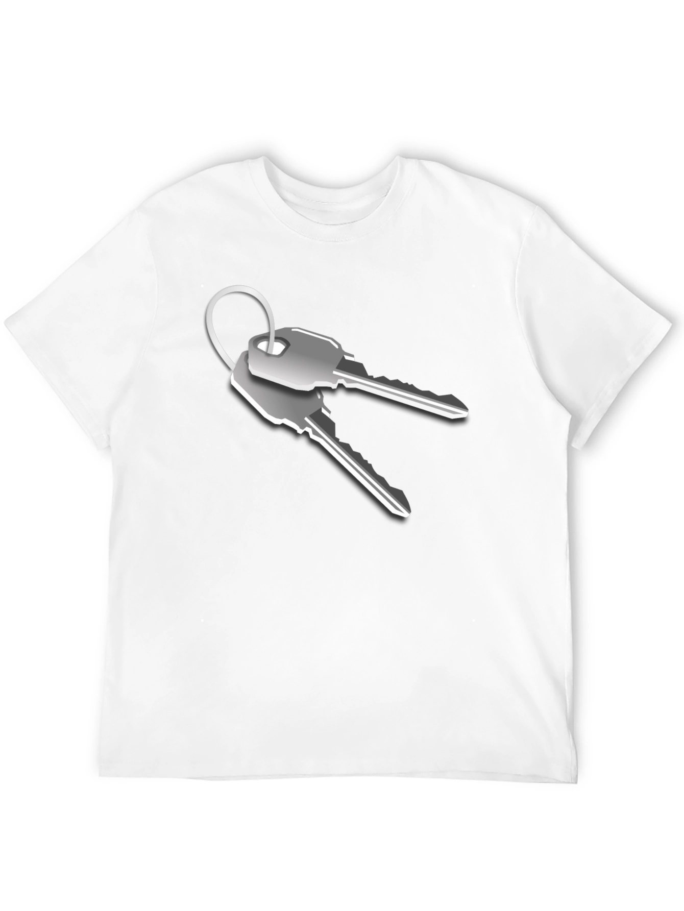 Modern Keys Graphic T-Shirt - Black
