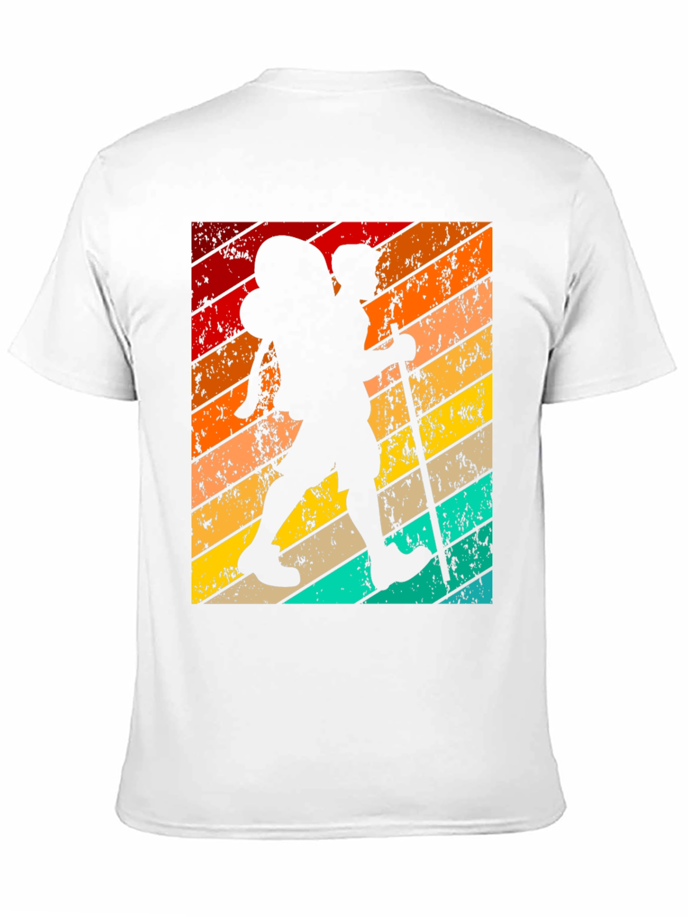 Retro Hiker Graphic T-Shirt - Black