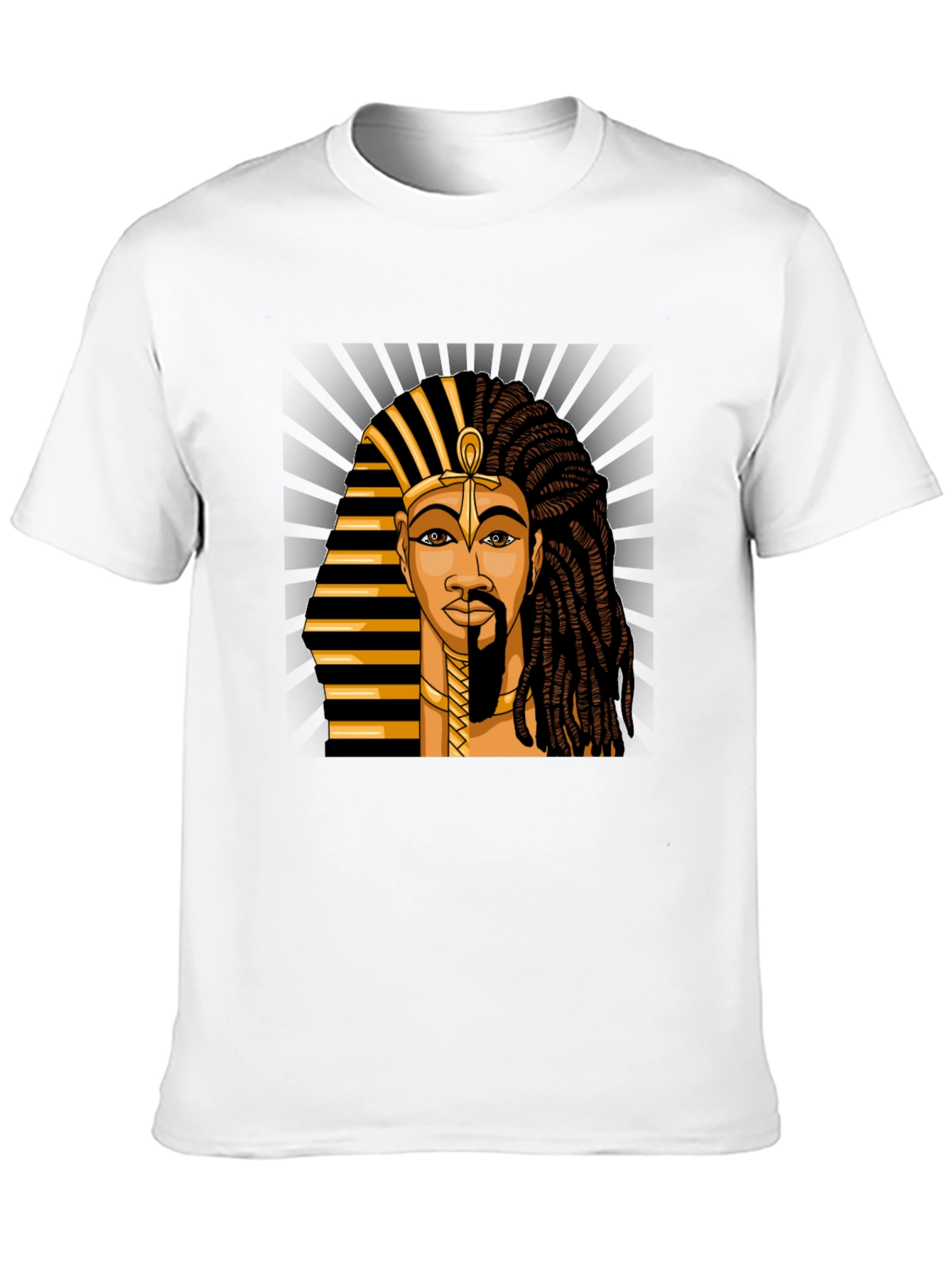 Egyptian Pharaoh Graphic Print T-Shirt