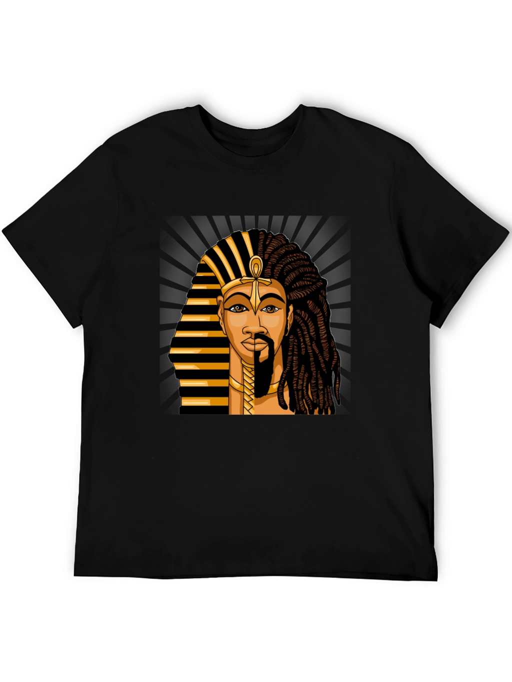 Egyptian Pharaoh Graphic Print T-Shirt