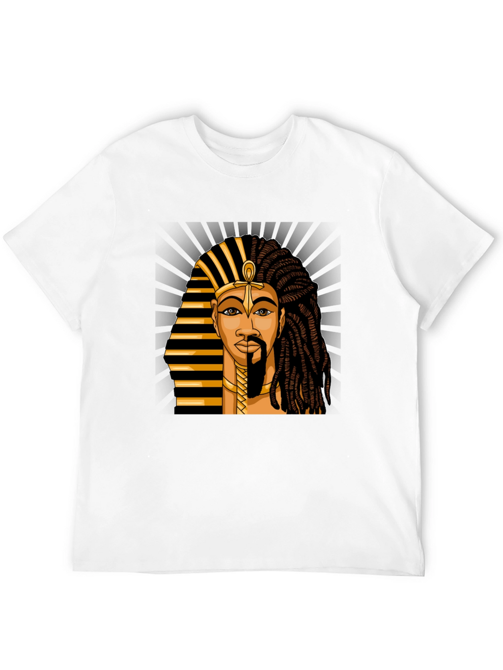Egyptian Pharaoh Graphic Print T-Shirt