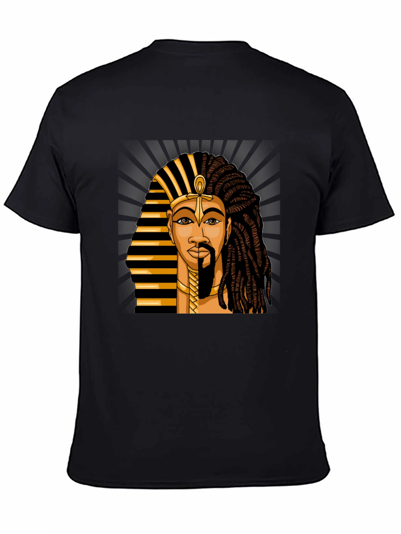 Egyptian Pharaoh Graphic Print T-Shirt