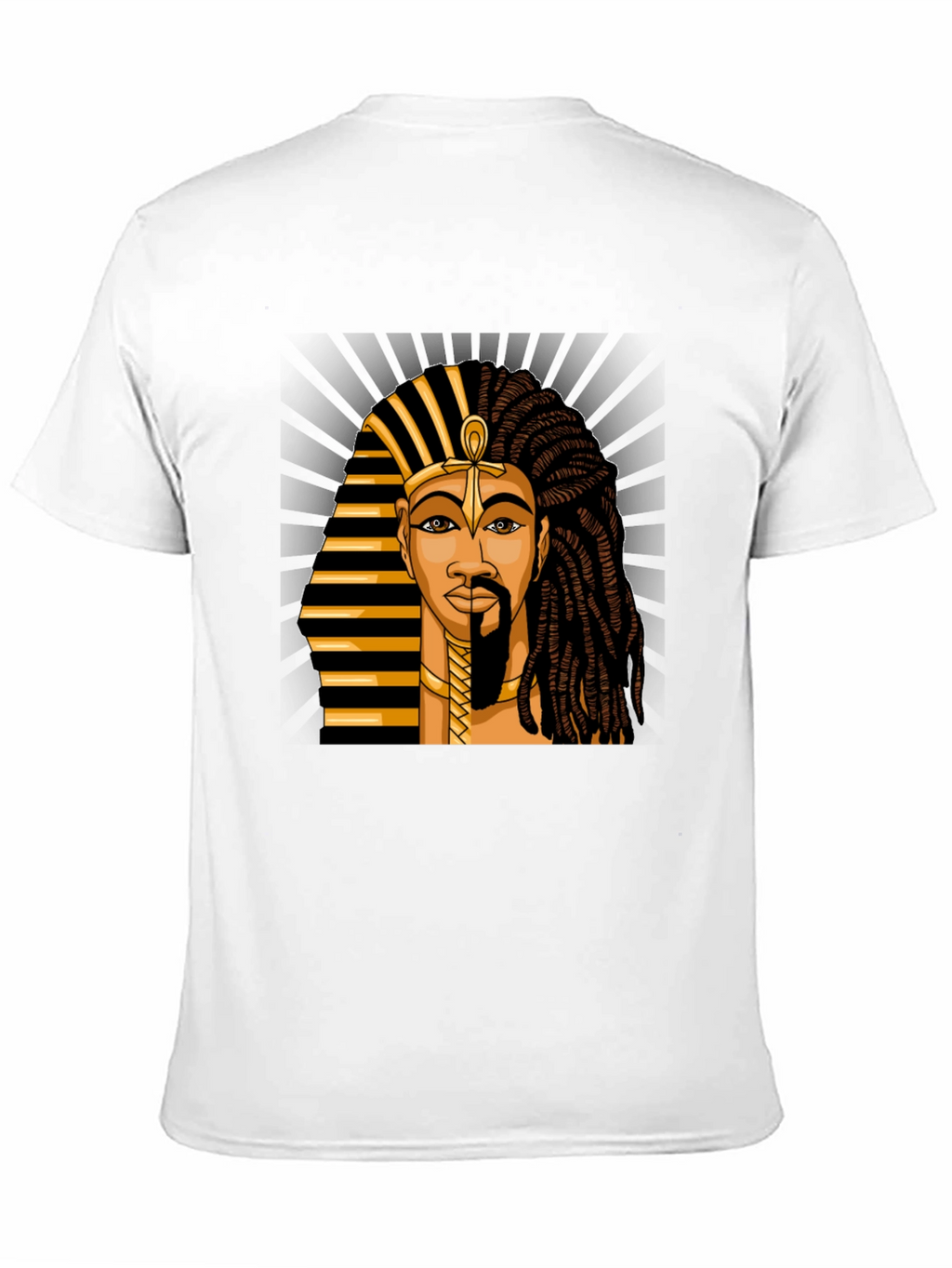 Egyptian Pharaoh Graphic Print T-Shirt