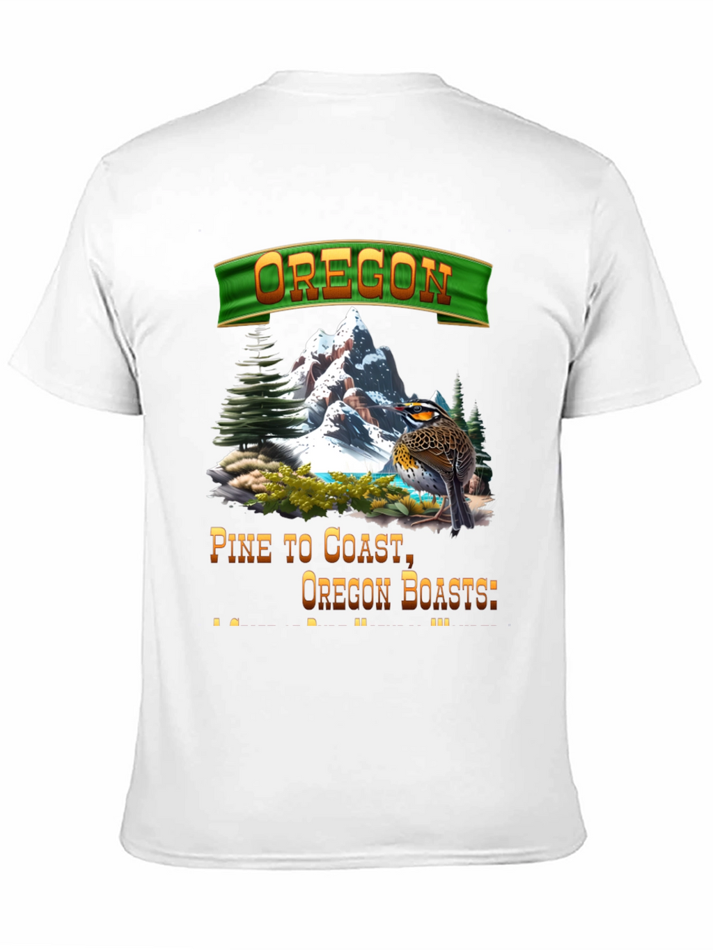 Oregon Landscape Graphic T-Shirt