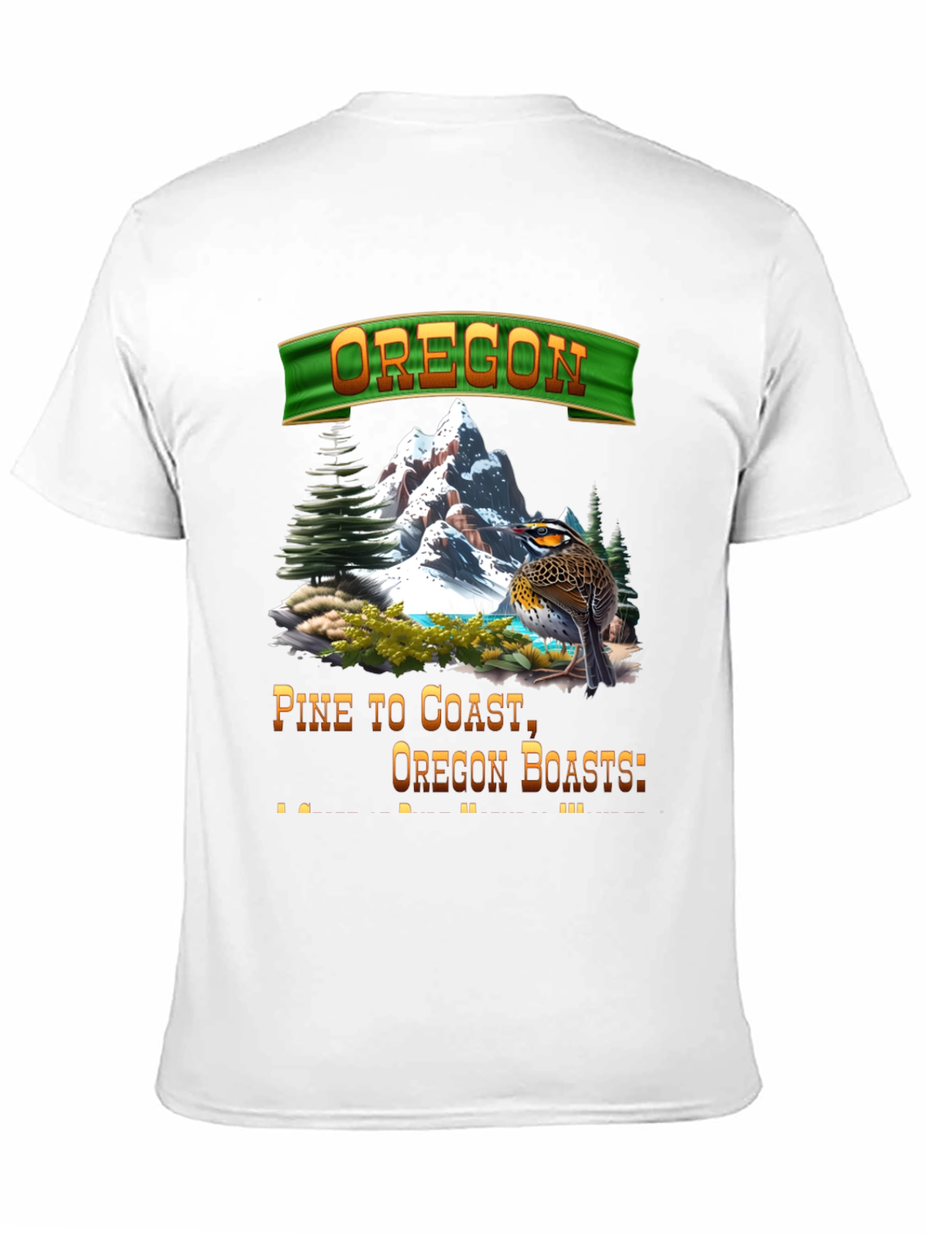 Oregon Landscape Graphic T-Shirt
