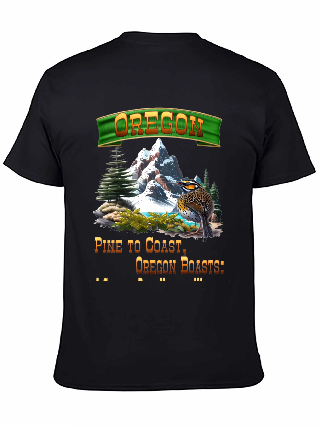 Oregon Landscape Graphic T-Shirt