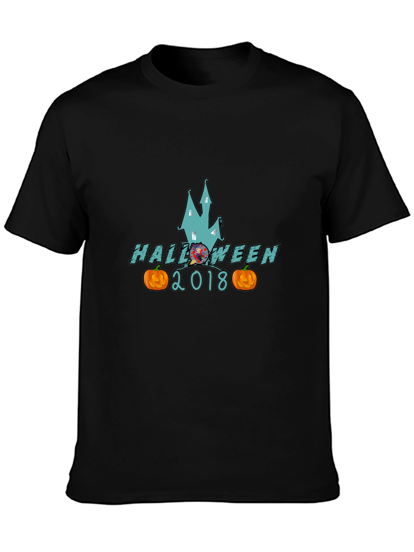 Halloween 2018 T-Shirt Spooky Haunted House Design