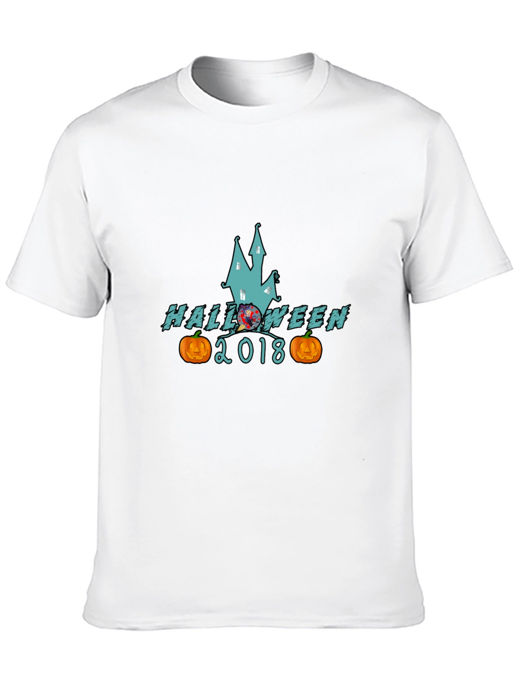 Halloween 2018 T-Shirt Spooky Haunted House Design