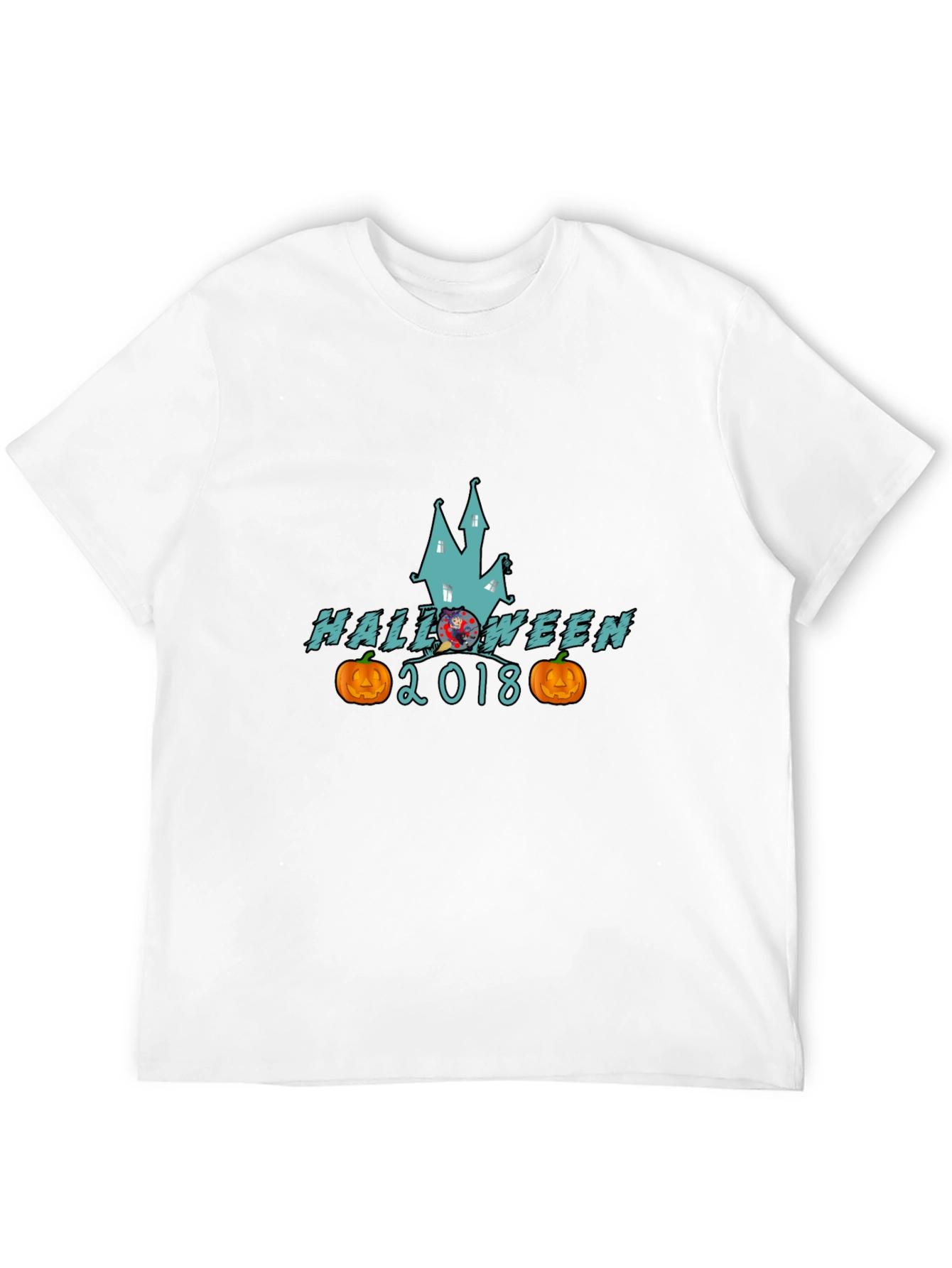 Halloween 2018 T-Shirt Spooky Haunted House Design