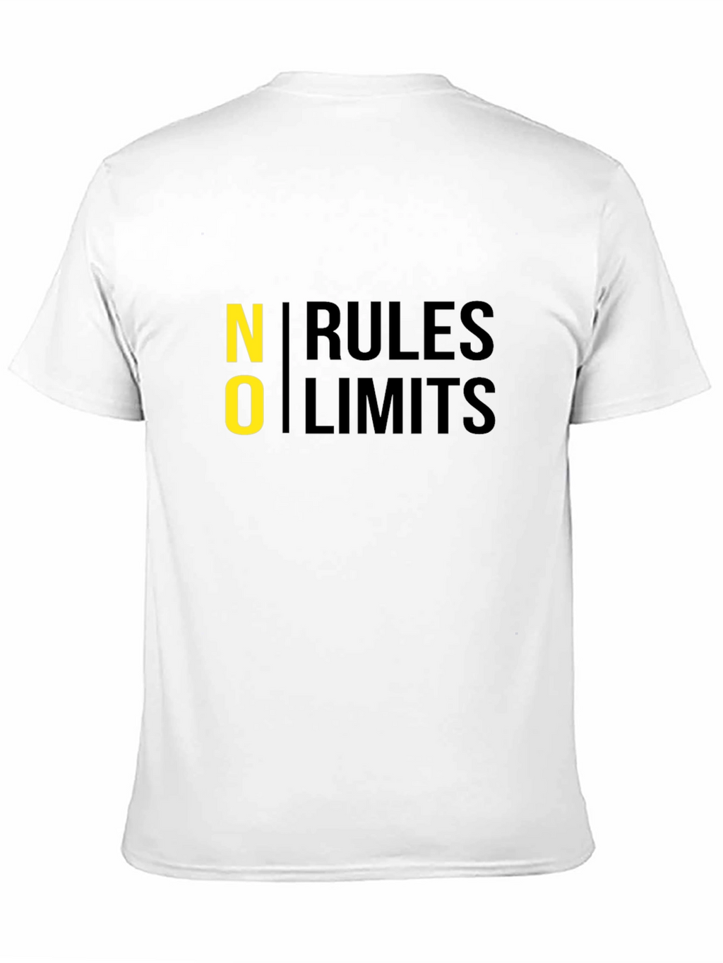 No Rules No Limits Black Graphic Tee