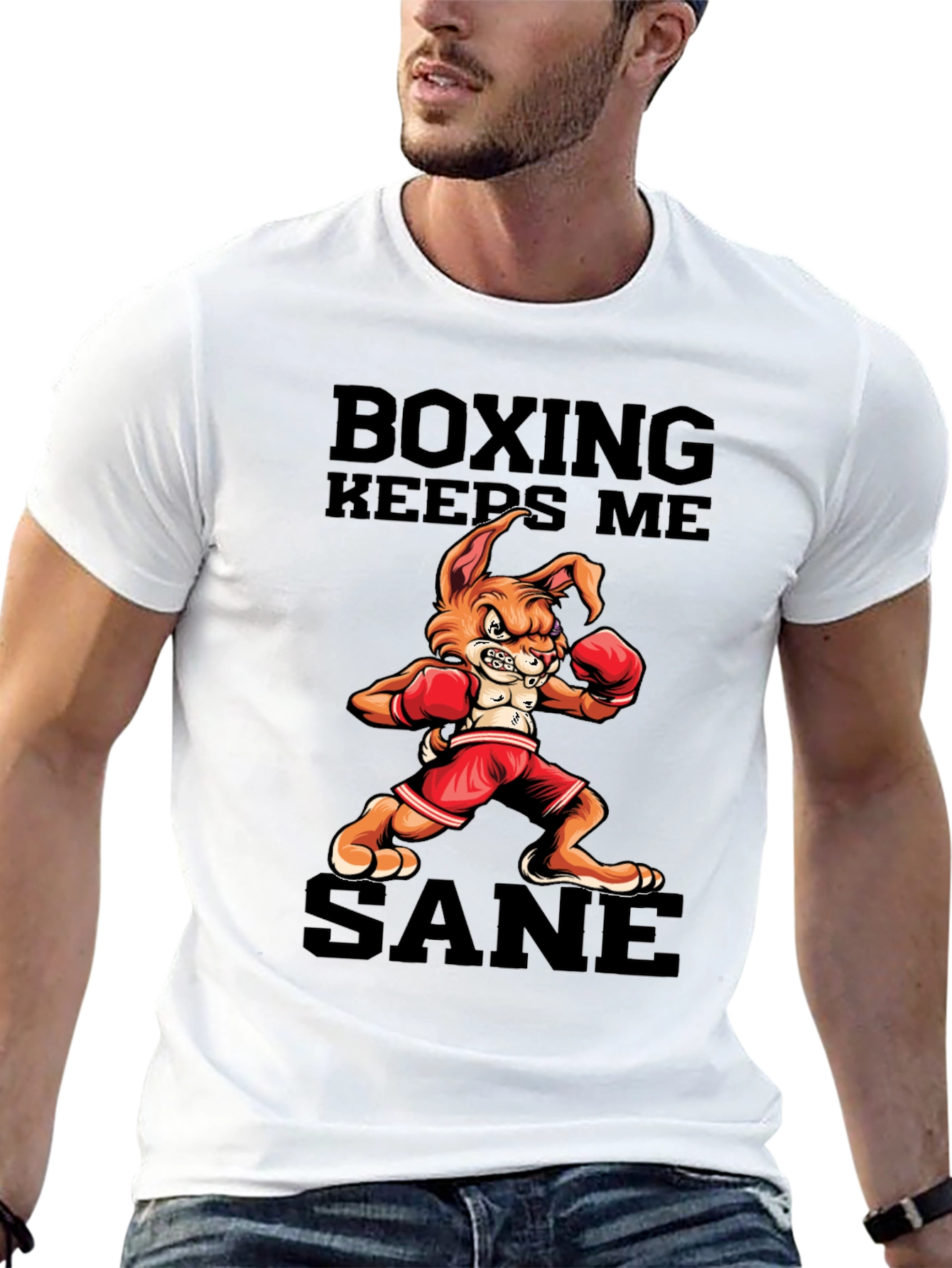 Boxing Keeps Me Sane T-Shirt