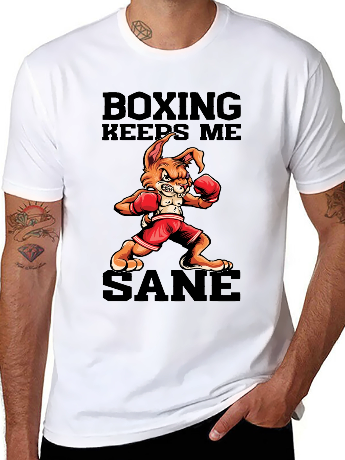 Boxing Keeps Me Sane T-Shirt