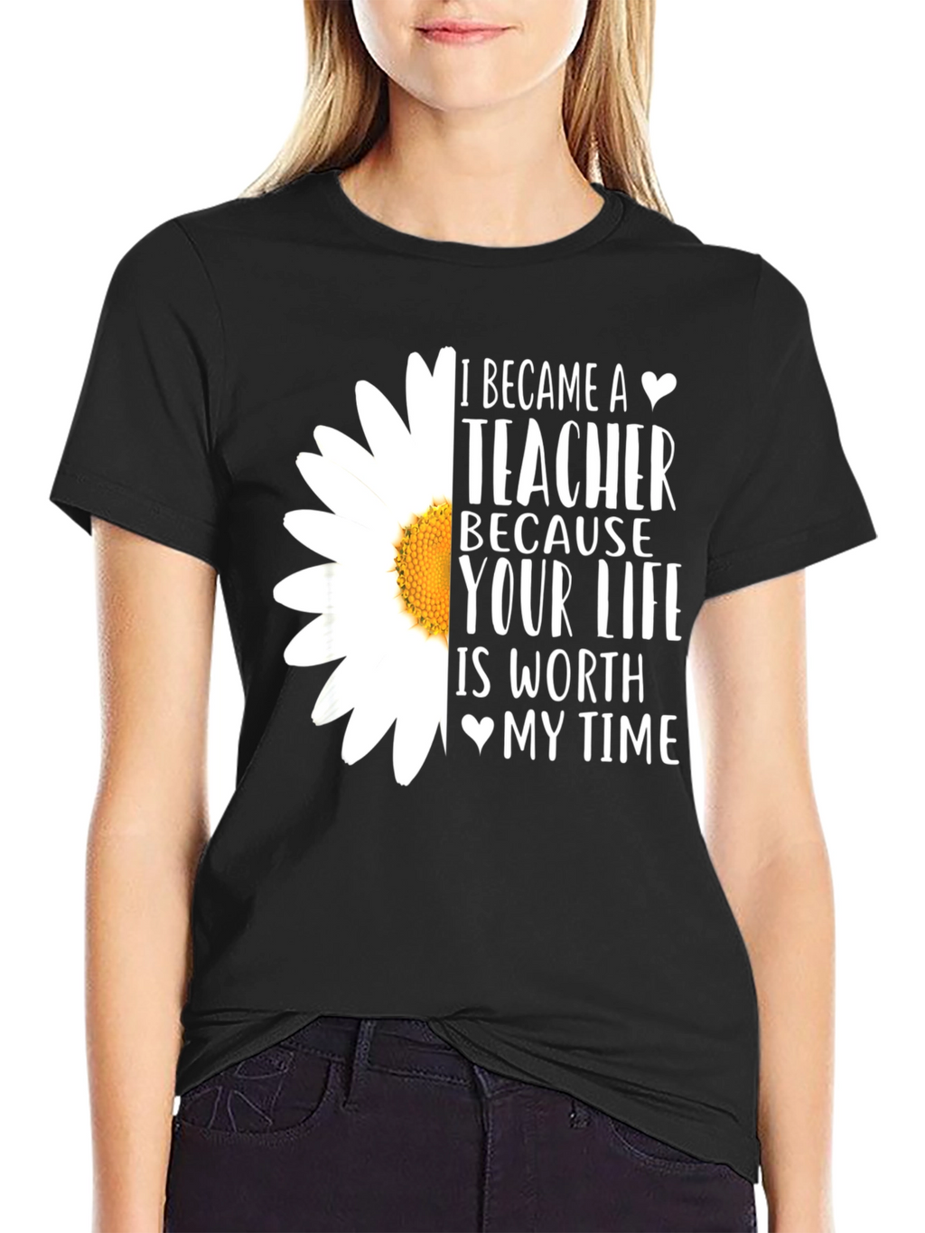 Teacher Daisy T-Shirt: Worth My Time