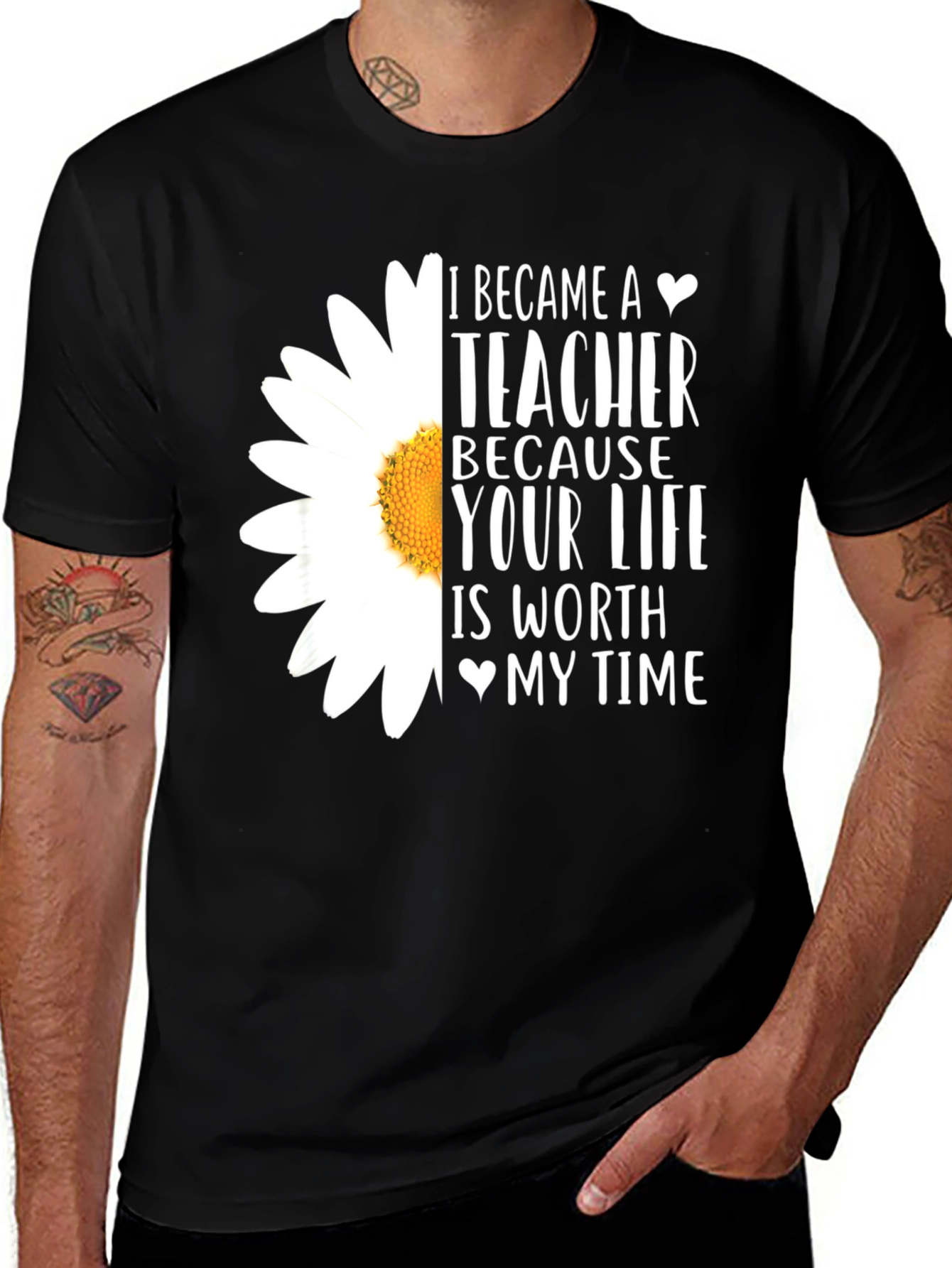 Teacher Daisy T-Shirt: Worth My Time