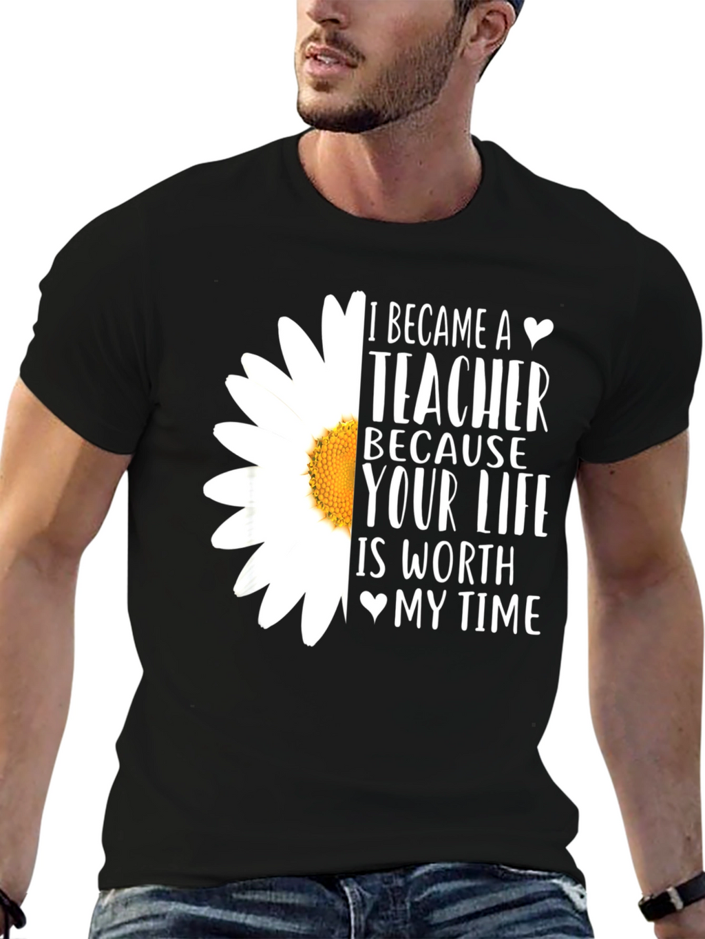 Teacher Daisy T-Shirt: Worth My Time