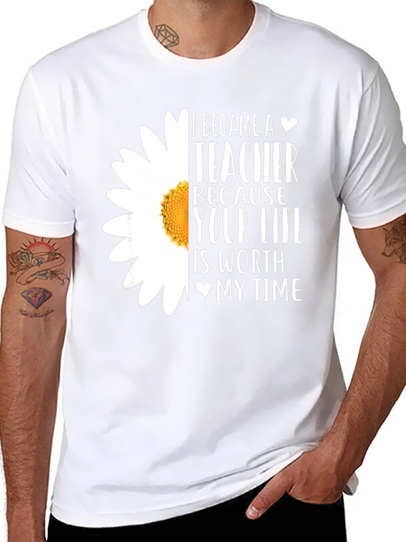 Teacher Daisy T-Shirt: Worth My Time