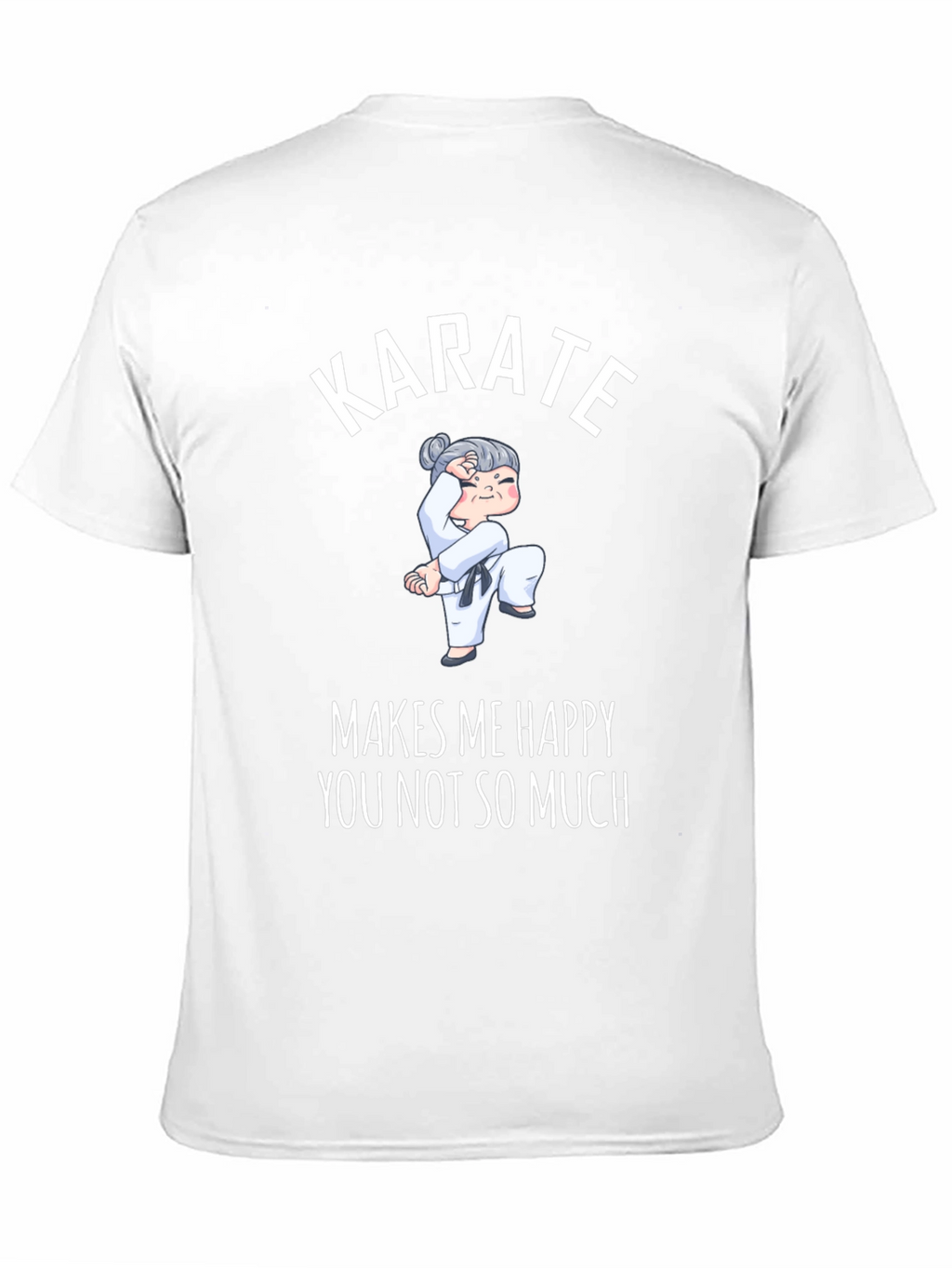 Karate Makes Me Happy Graphic T-Shirt