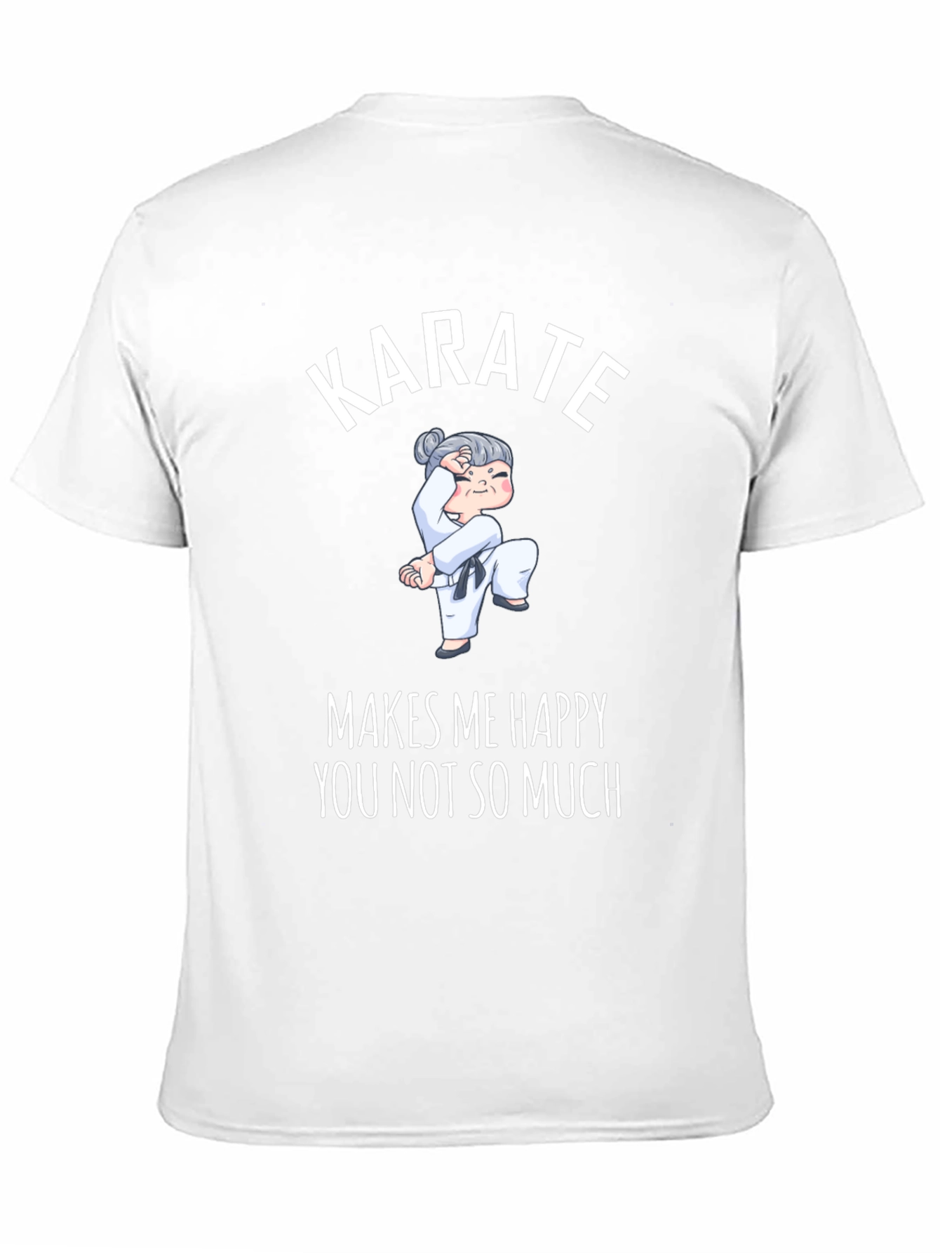 Karate Makes Me Happy Graphic T-Shirt